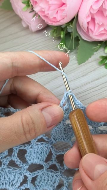 Узор крючком 73 #shorts #вязаниекрючком #узорыкрючком