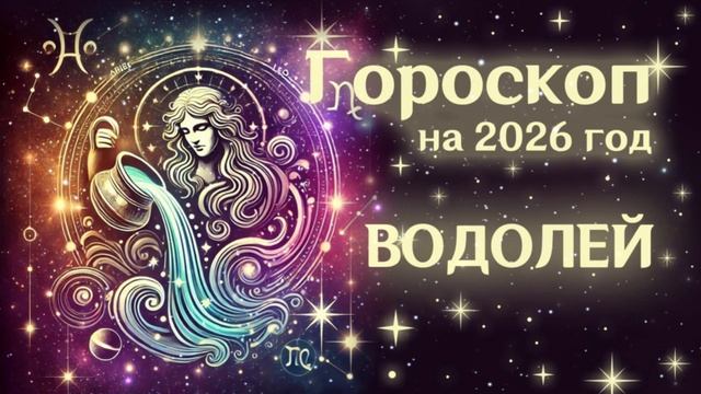 ВОДОЛЕЙ | Гороскоп на  2026 | СМОТРИ В СЕБЯ
