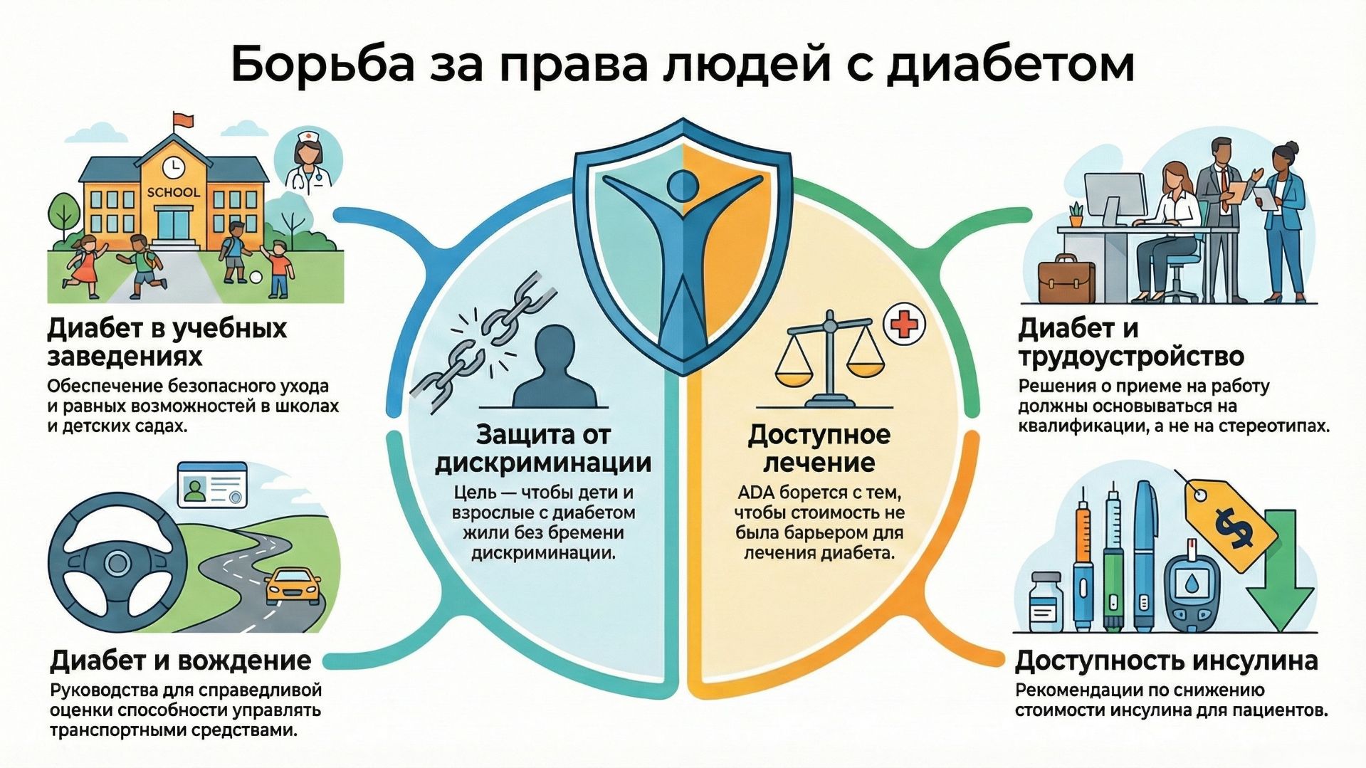 17/17. Диабет. ADA 2026. 17. Защита интересов пациентов с диабетом: стандарты лечения диабета.Ч19/19