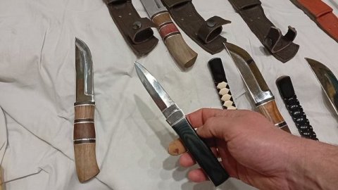 Выкидуха(Выкидной нож) ручной работы с лагерей.+79151429400