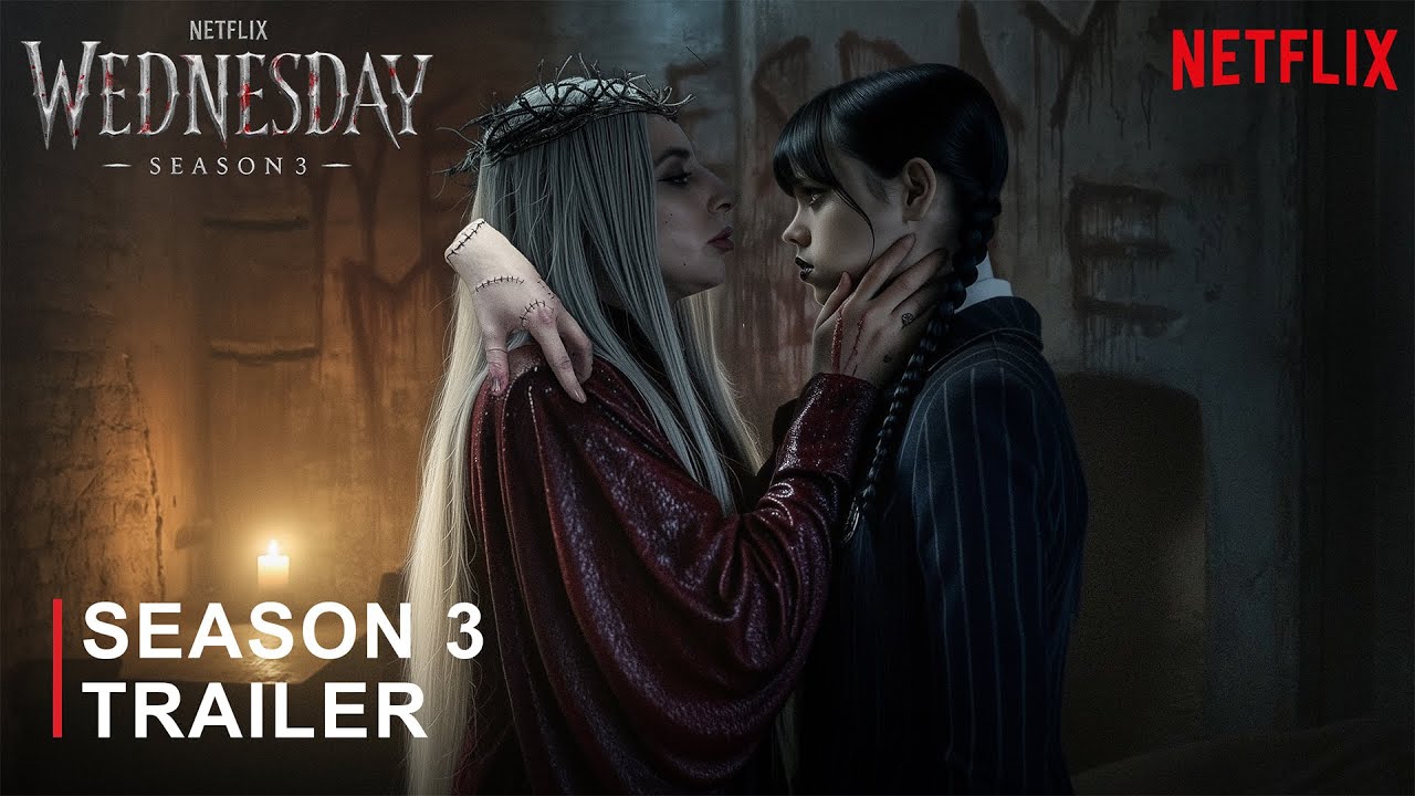 Уэнсдэй: 3-й сезон (Трейлер 2026)