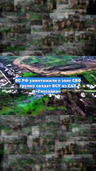 ВС РФ уничтожили в зоне СВО группу солдат ВСУ из САУ «Гвоздика»