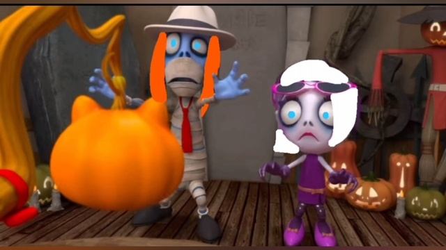 Officer Doggy on television (Zomson redhair)