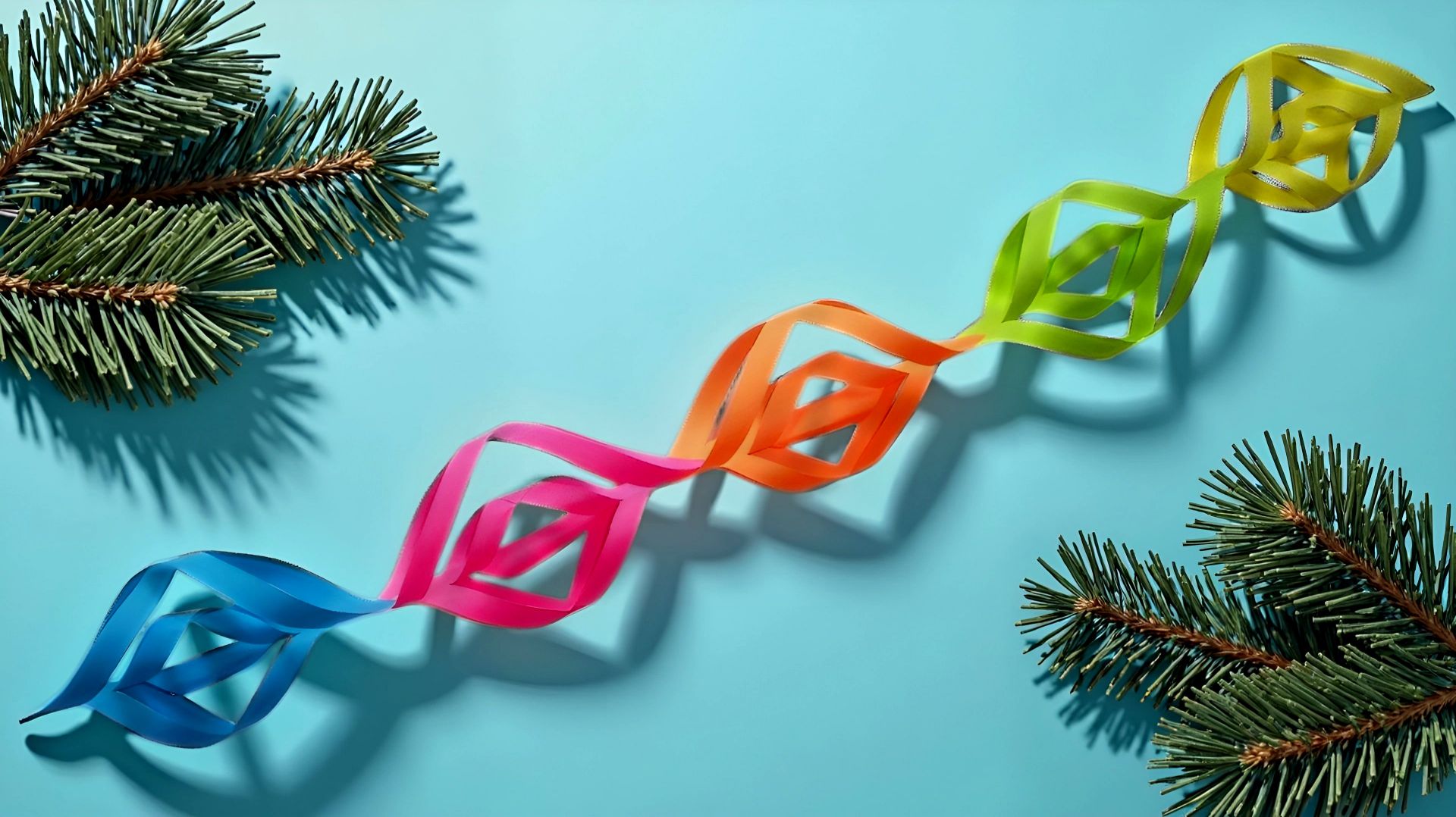 Как Сделать бумажную Гирлянду