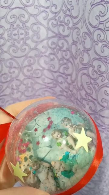 Ну как вам такой Новогодний 🎄ёлочный шар?#новыйгод #шар #красиво #яппи #рутюб #топ #рек #хочувтоп #х