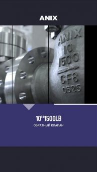 10''1500LB ОБРАТНЫЙ КЛАПАН-ANIX