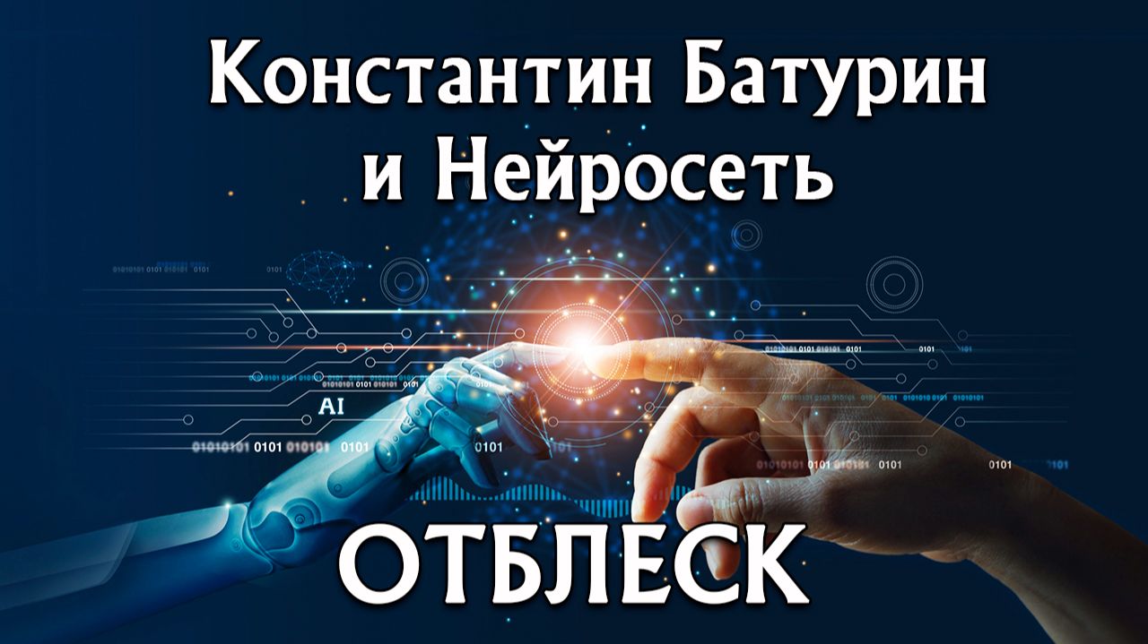 ОТБЛЕСК - Константин Батурин и Нейросеть