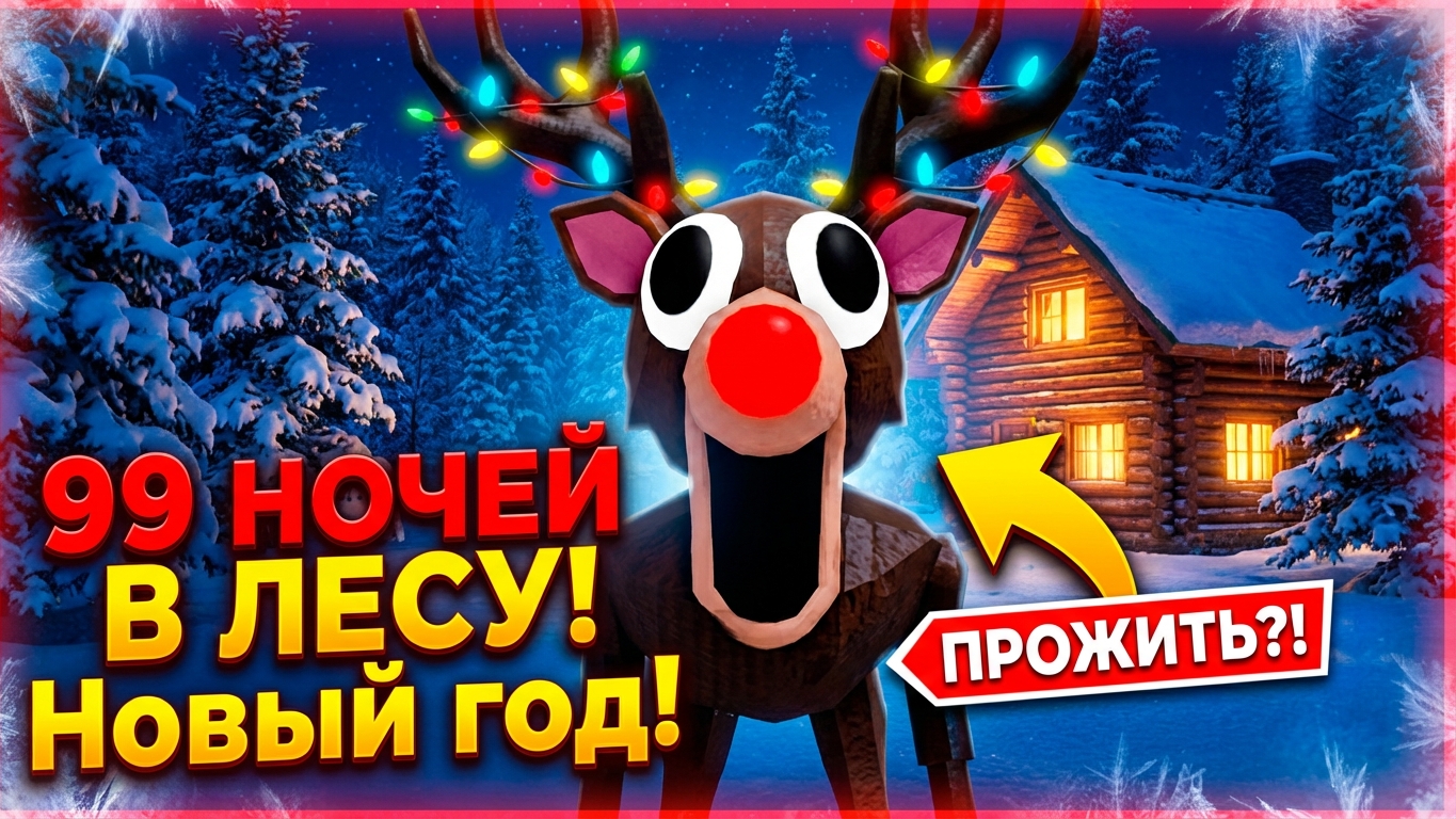 🎄ОБНОВА НОВЫЙ ГОД В 99 НОЧЕЙ В ЛЕСУ! ➣ 99 NIGHTS IN THE FOREST