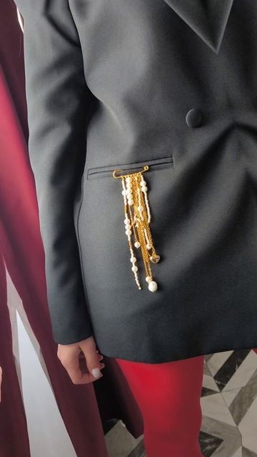 модный образ. брошь-булавка