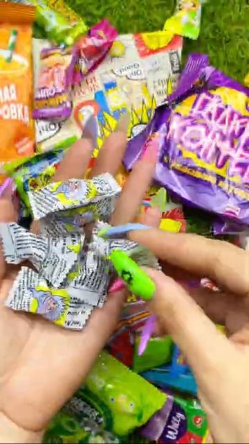 Open the candies - and many others.ASMR Video27