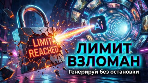 🚫 Лимит Gemini AI - не приговор. Секретный метод генерации БЕЗ остановки