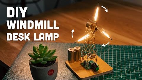Сделайте настольную лампу WINDMILL своими руками