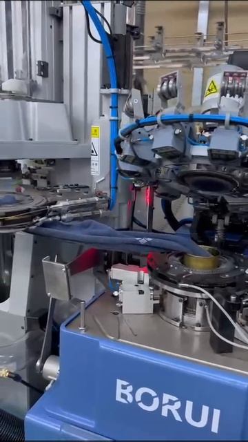 Видео производства с носочными автоматами Borui в Турции