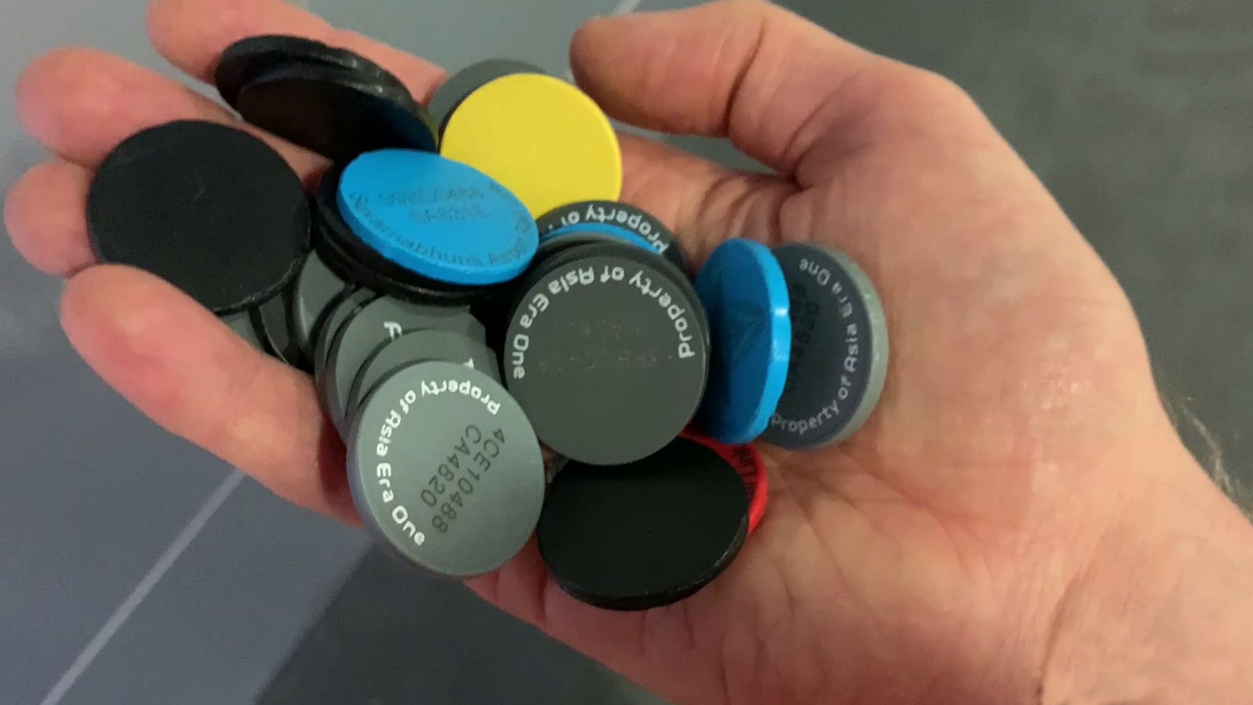 Жетоны метро Бангкока. Таиланд. Набираем в автомате в аэропорту!