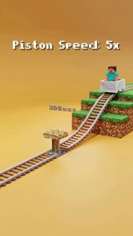 Корзина для Майнкрафта против Поршень... Кто победит 😱