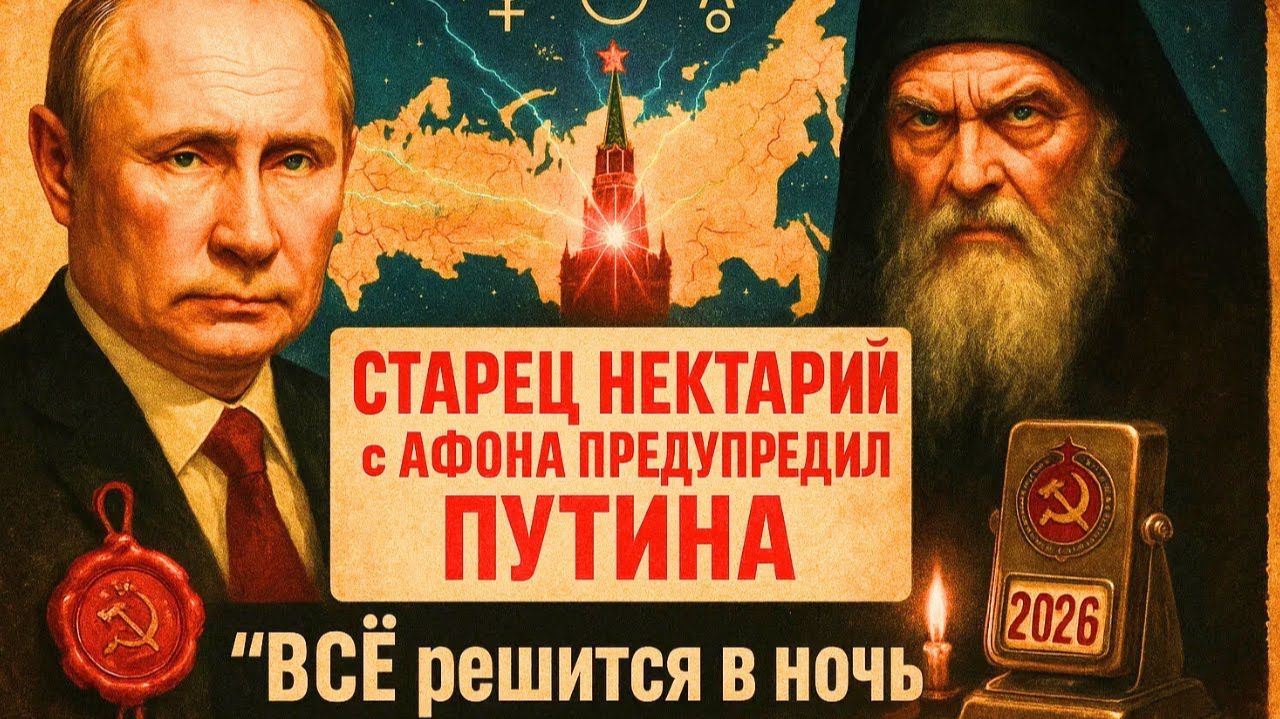 ПЕРЕДАЙТЕ ЭТО ПУТИНУ! Старец с Афона предупредил: “ВСЁ решится в одну ночь”