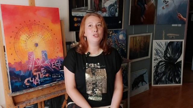 В МАСТЕРСКОЙ ХУДОЖНИКА ЕЛИЗАВЕТЫ МИХАЛЕВОЙ. ПРОЕКТ "ТВОРЧЕСКАЯ КУХНЯ"