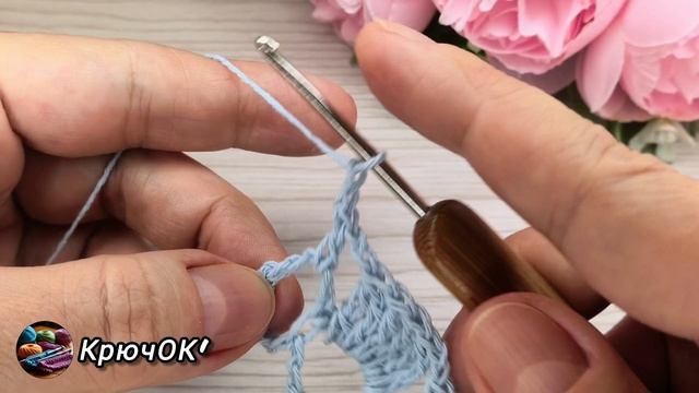 Узор крючком 73 #вязаниекрючком #узорыкрючком