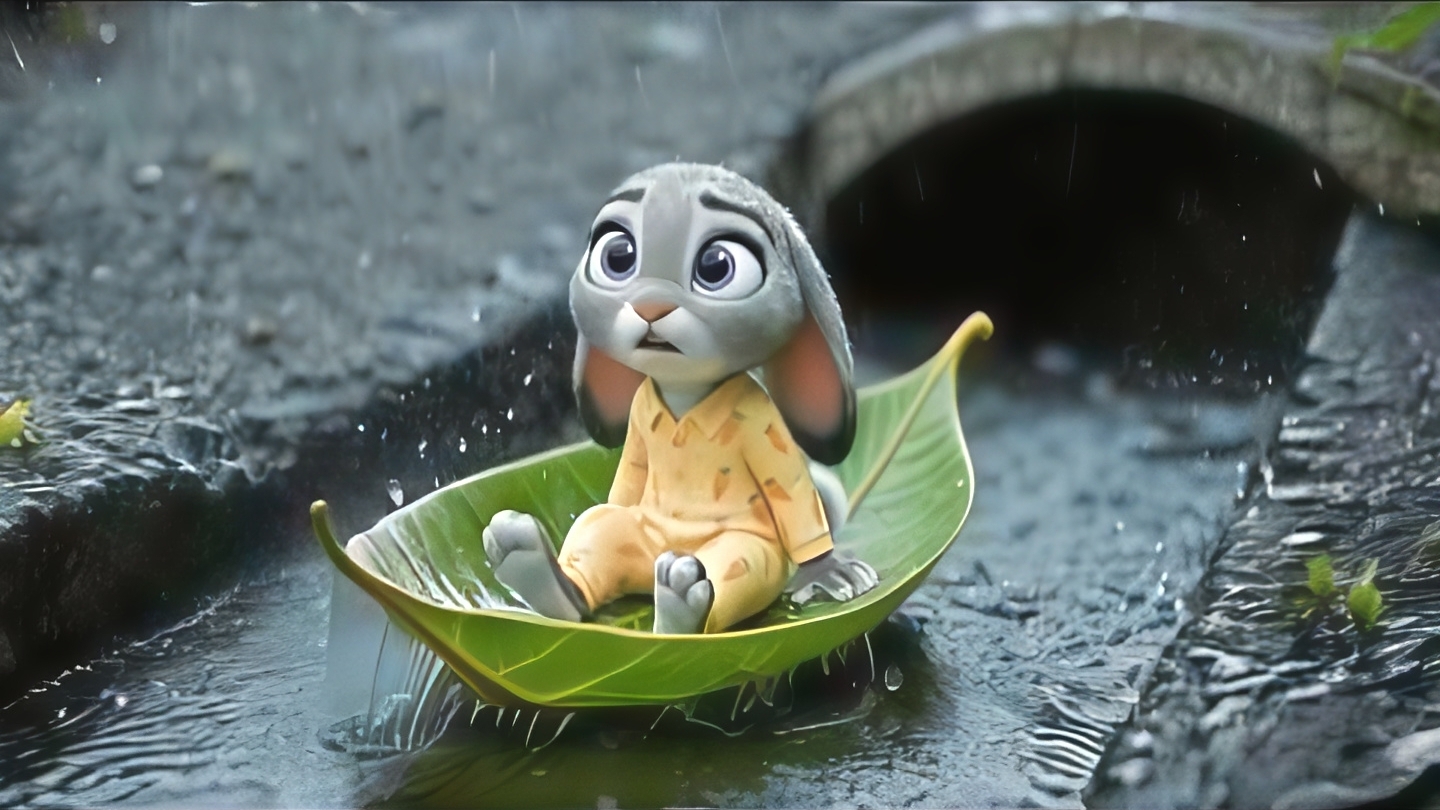 Балерина Капучина спасает маленького зайчика