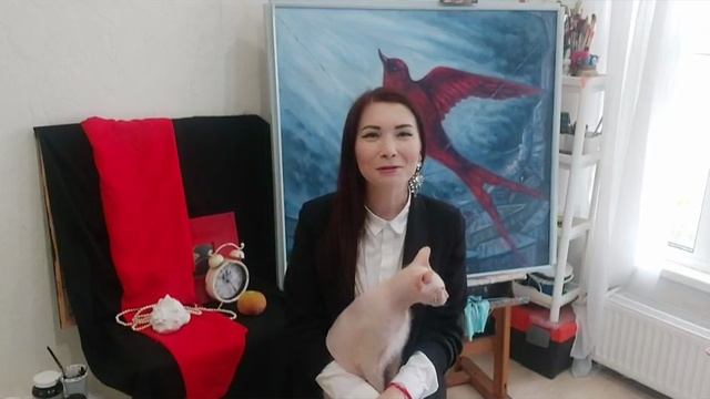 В МАСТЕРСКОЙ ХУДОЖНИКА СОФЬИ СОКОЛИНСКОЙ. ПРОЕКТ "ТВОРЧЕСКАЯ КУХНЯ"