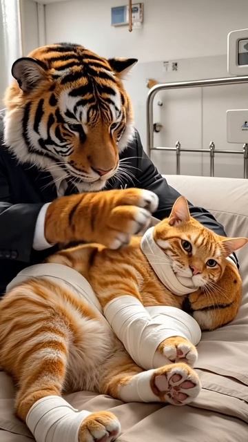 Лева спасает кота