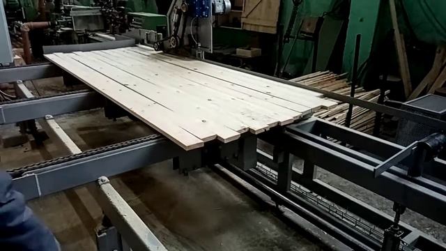 Механизация линии строжки