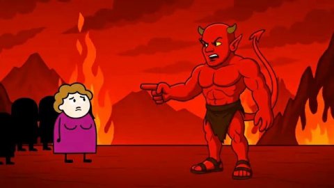 Последний суд Мультанекдот как волки в ад попали