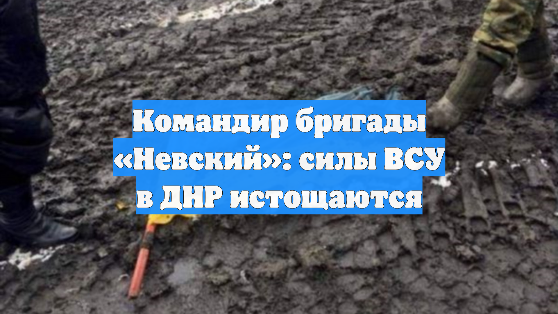 Командир бригады «Невский»: силы ВСУ в ДНР истощаются