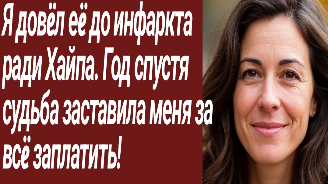 Истории для Вас/Я довëл еë до инфаркта ради Хайпа. Год спустя судьба заставила.../Жизненные истории