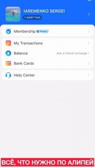 Как найти историю переписки с поддержкой Алипей