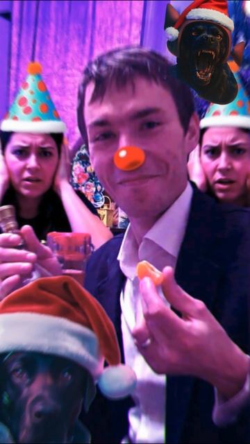 На новый год пёрнул уши всем заложило