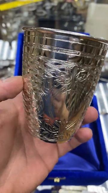 Стакан из серебра производство Кубачинскго комбината