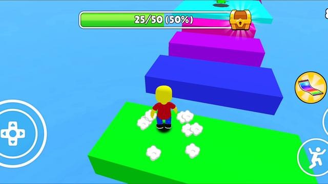 Радужное обби.