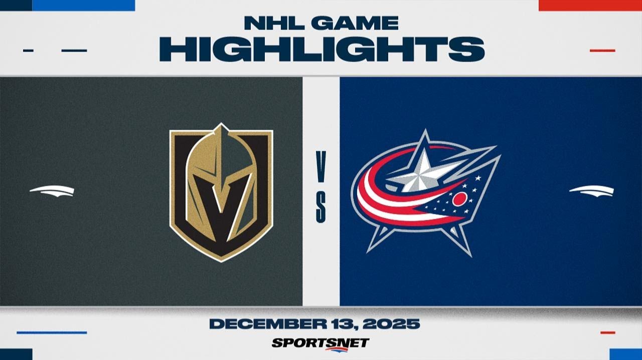14.12.2025 | ОБЗОР МАТЧА | Коламбус Блю Джекетс - Вегас Голден Найтс | Highlights