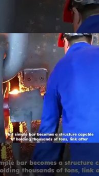 Ковка судовой якорной цепи