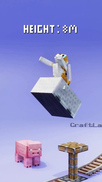 Майнкрафт Стив против американских горок. Удовлетворительная 3D-симуляция жидкости и ткани