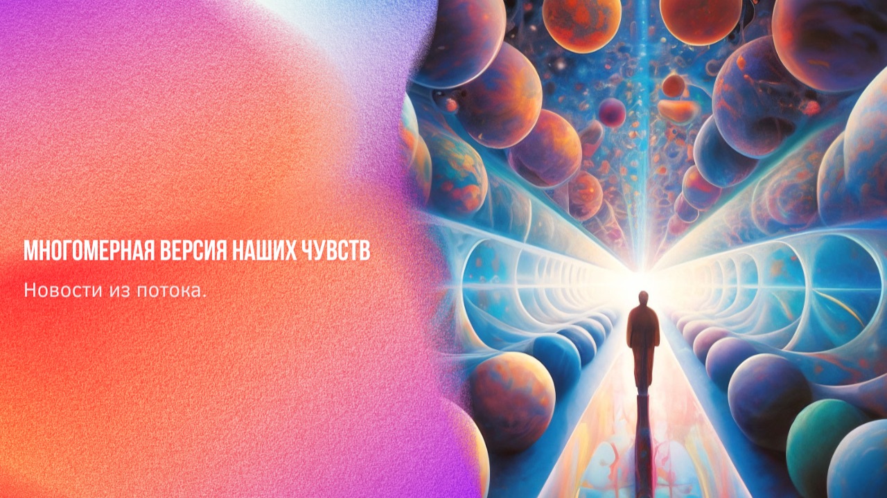Новости из потока. Многомерная версия наших чувств | Ченнелинг Numerorum
