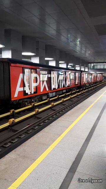 "Роскосмос" поезд на БКЛ. Тематические поезда московского метро.
