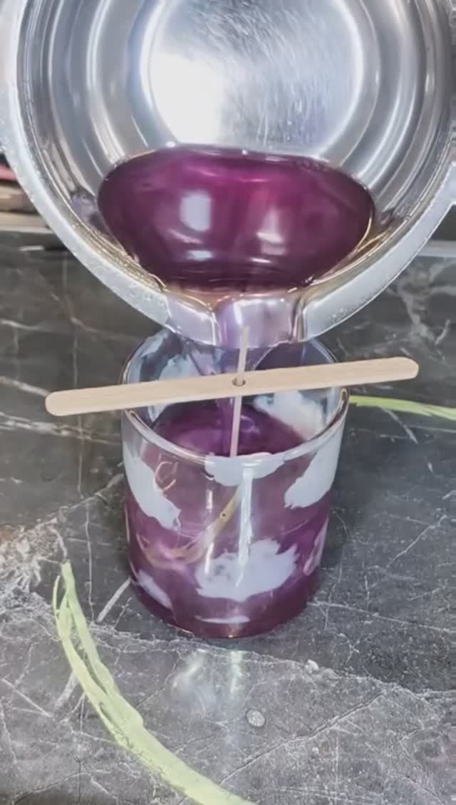 Как я пыталась сделать свечу с облачками #свечи #своимируками #свечеварение #candle #сделатьсвечу