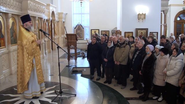 14 декабря 2025 г.Неделя 27-я по Пятидесятнице. Отец Марк Кравченко поблагодарил жертвователей храма