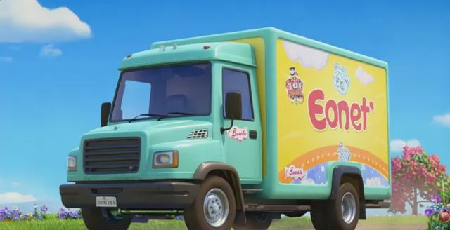 Колеса крутятся, музыка звучит весело мультик