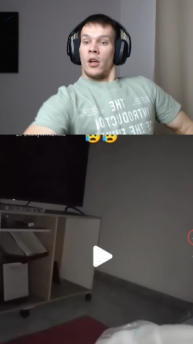 Не заглядывайте под кровать!😨 #страшилки #страшно #хоррор #реакция #tiktokужасы