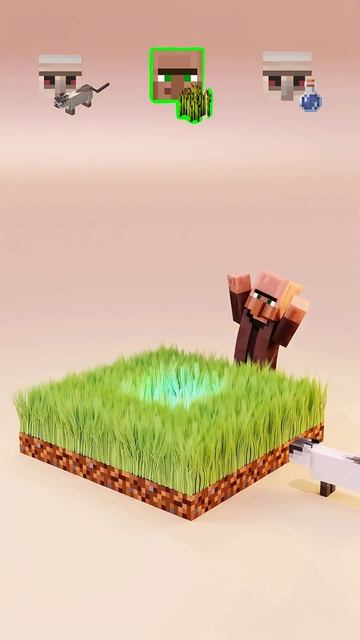 Майнкрафт Кот СПАСАЕТ Железного Голема, удовлетворяющего 3D-частицу ядовитой жидкости🐱