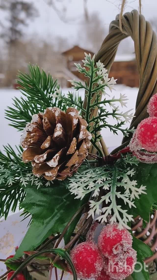 #ротанг Новогодний колокольчик Большой