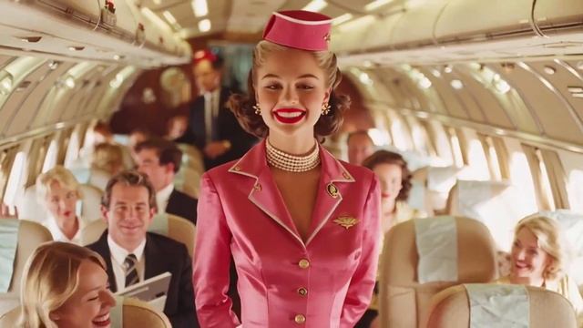 Непослушная стюардесса. Музыкальное видео.