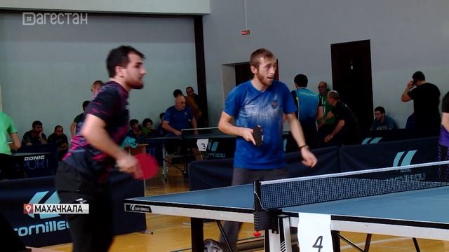 В Каспийске стартовал чемпионате республики по настольному теннису