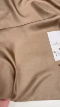 Твиловый шёлк Brunello Cucinelli. Цвет холодный бежевый