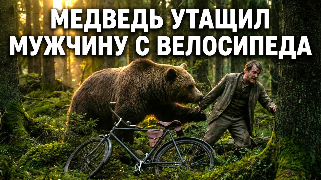 Он ехал на велосипеде — через секунду гризли повалил его и начал разрывать