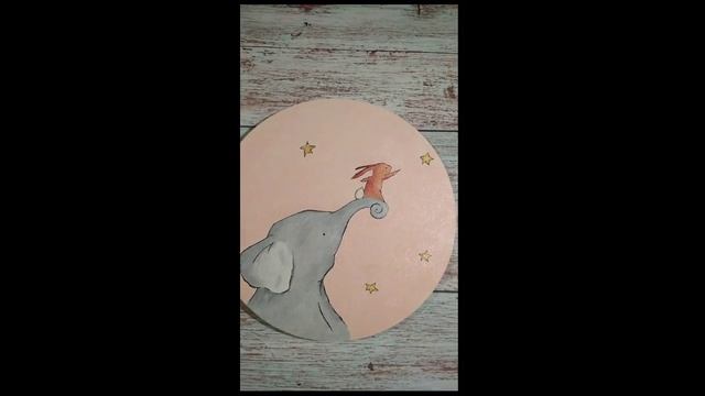 Друзья. Холст  (d 30 см.).  НеМонэ. (nemone)