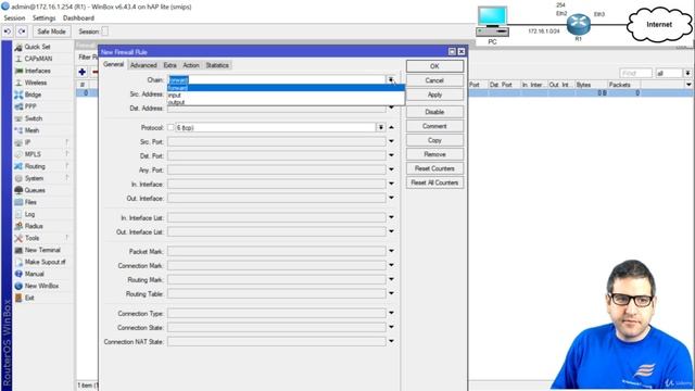 021. Drop port scan attacks using the MikroTik firewall [RU]